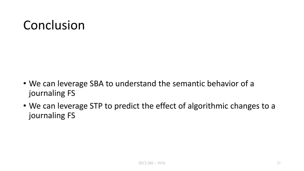 conclusion