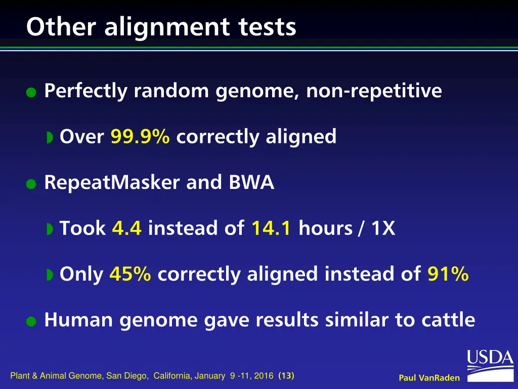other alignment tests