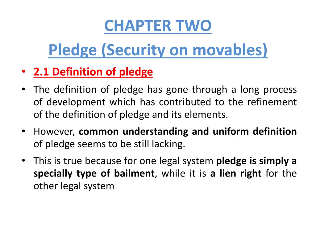 chapter two