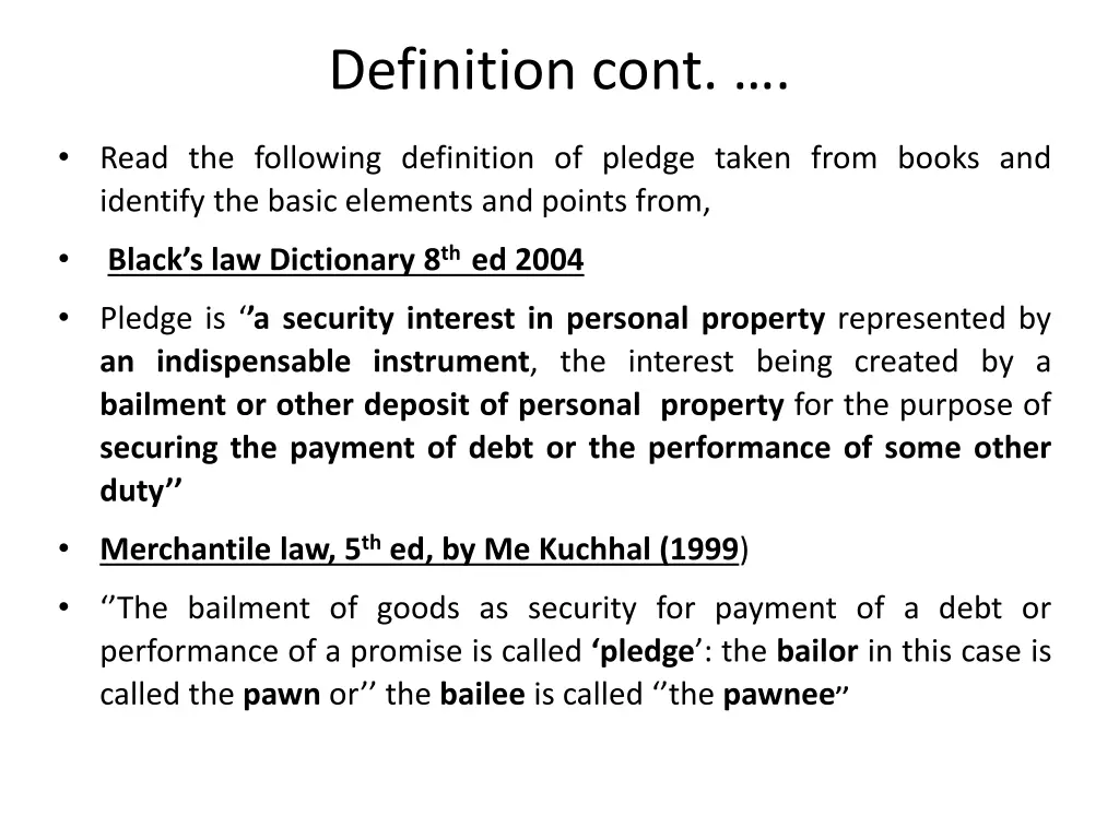 definition cont
