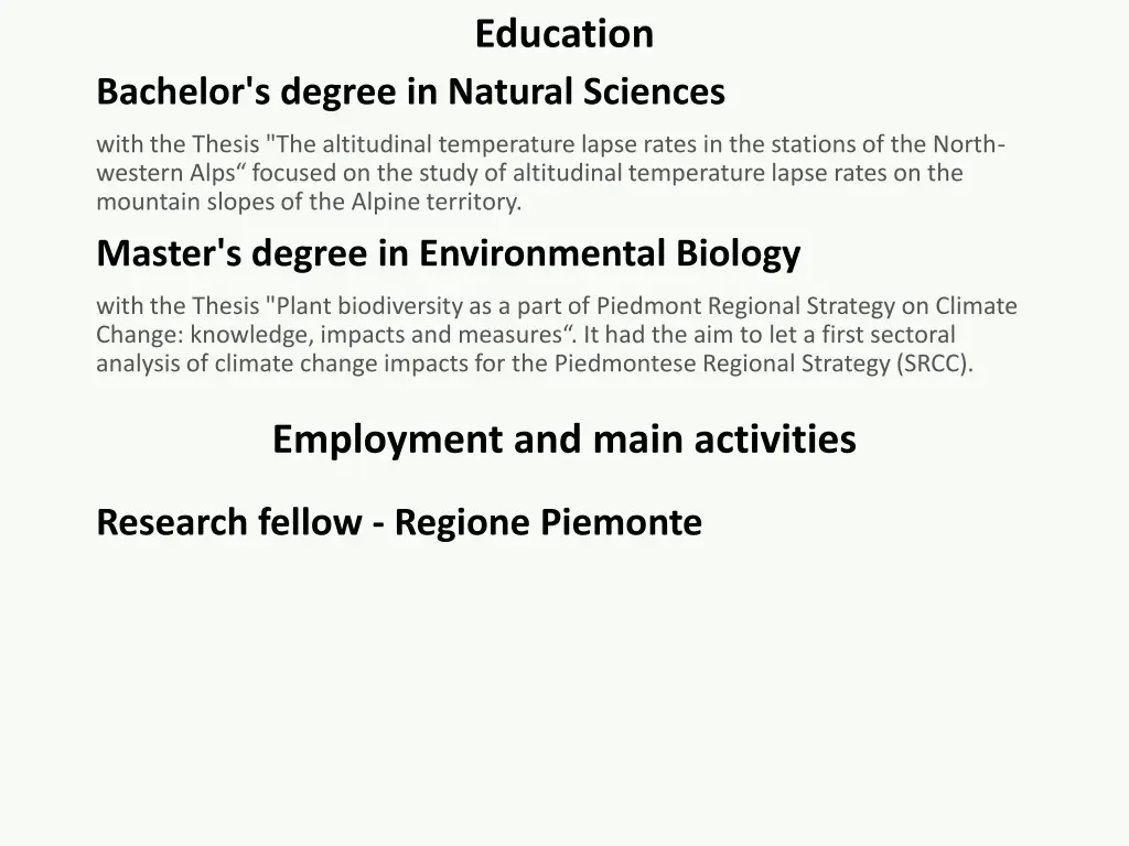 education