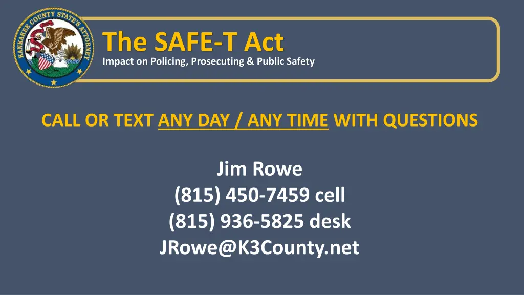 the safe t act impact on policing prosecuting 10