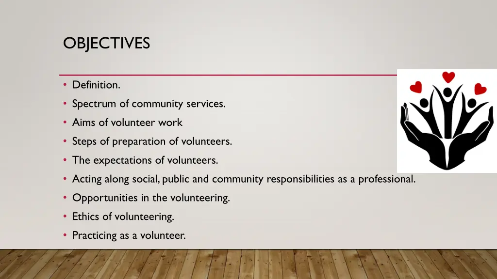 objectives