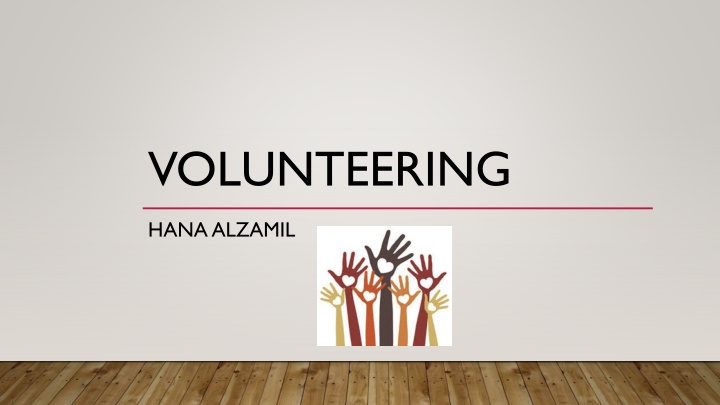 volunteering