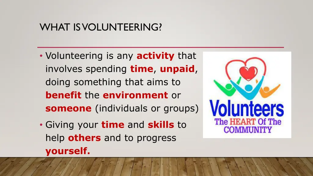 what is volunteering