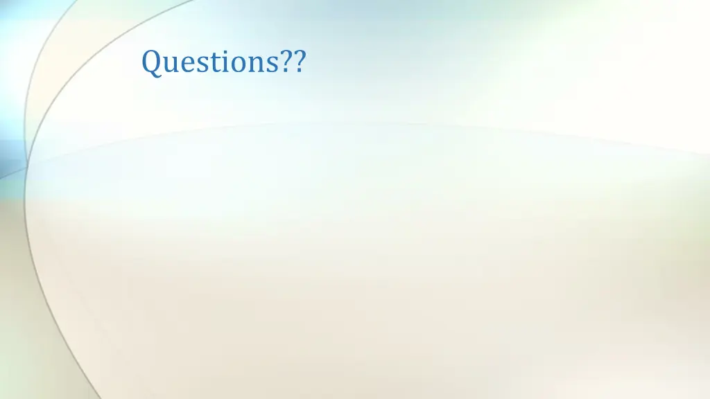questions