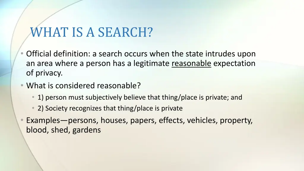 what is a search