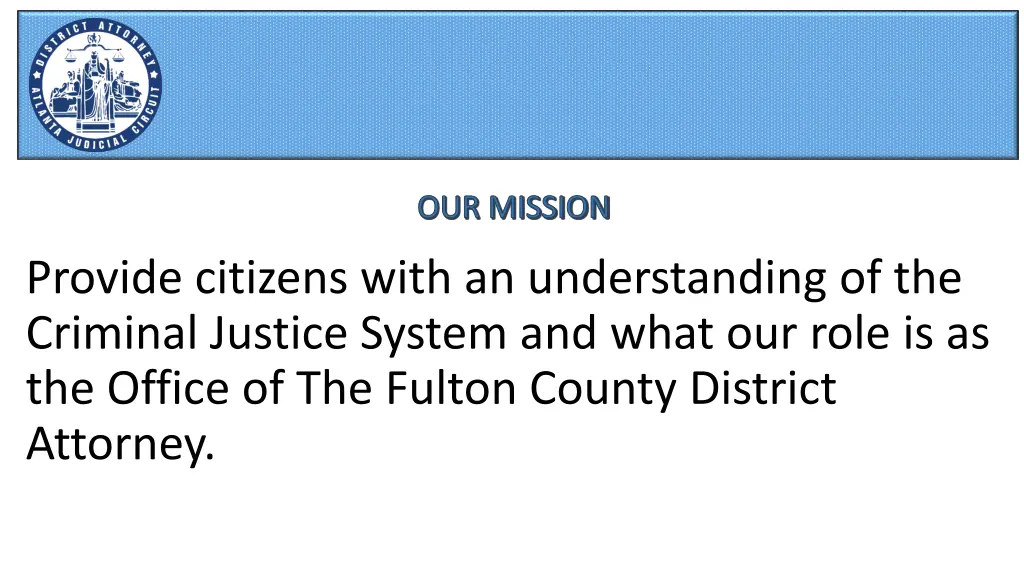 our mission