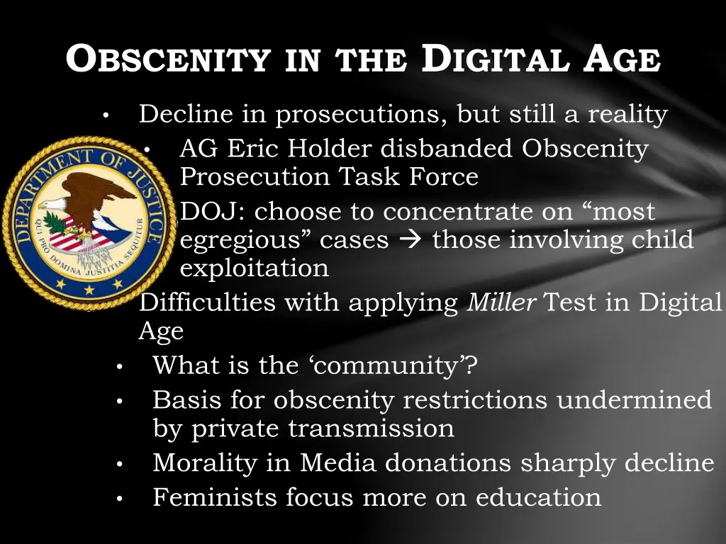 o bscenity in the d igital a ge
