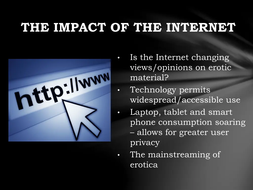 the impact of the internet