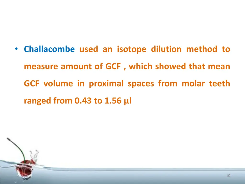 challacombe used an isotope dilution method to