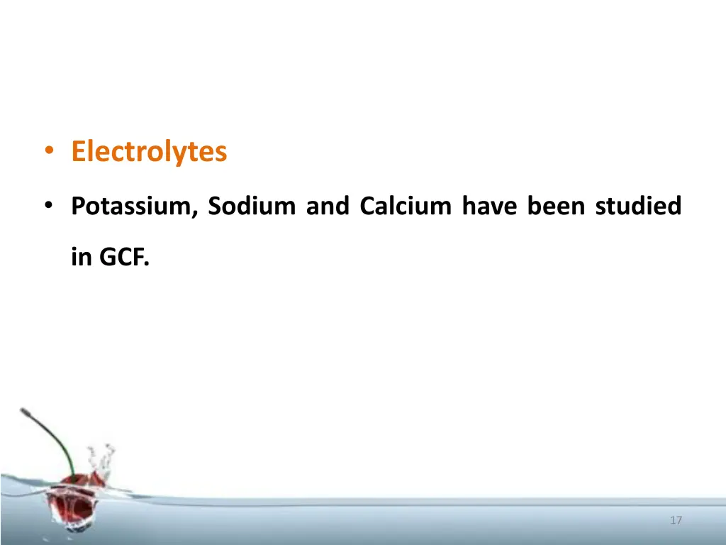 electrolytes