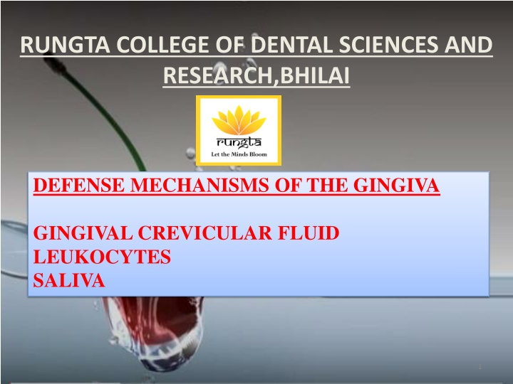 rungta college of dental sciences and research
