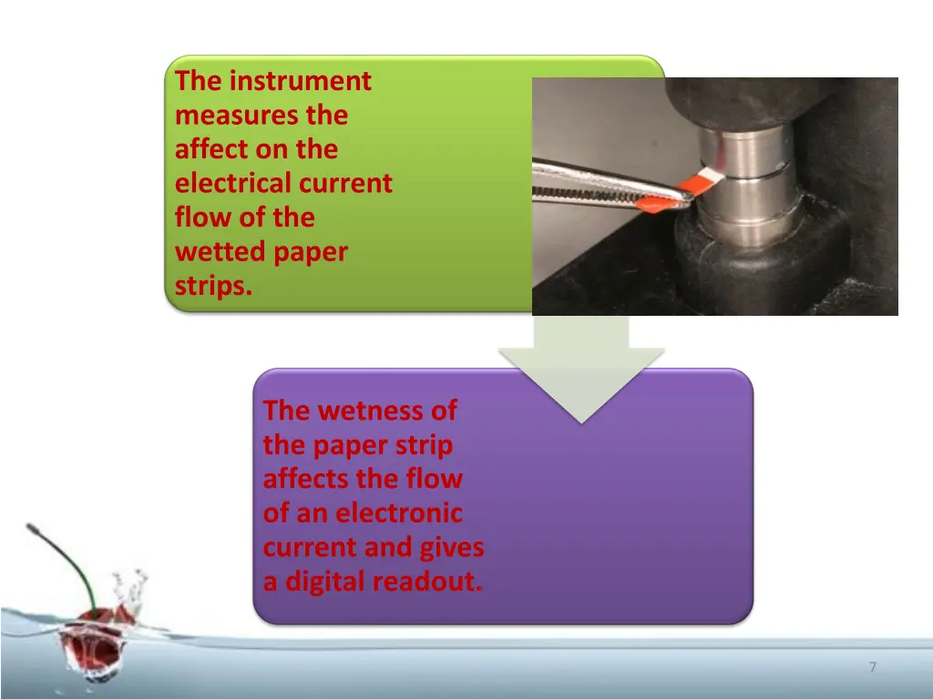 the instrument measures the affect