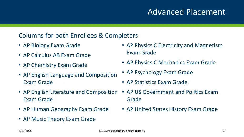 advanced placement