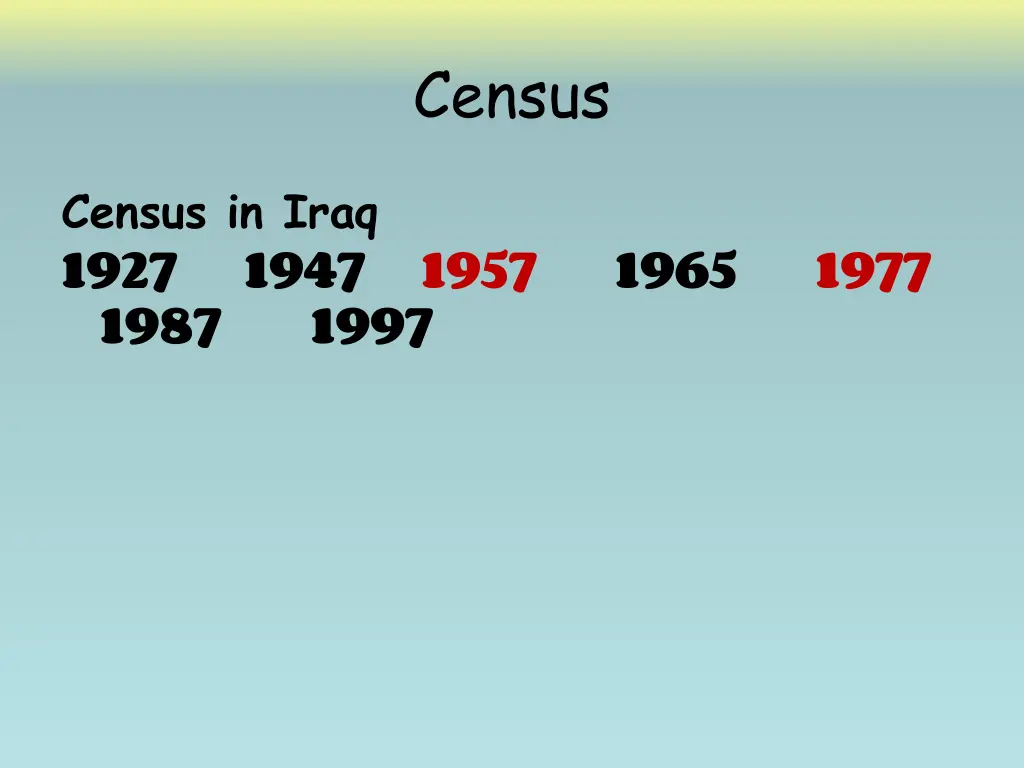 census 1