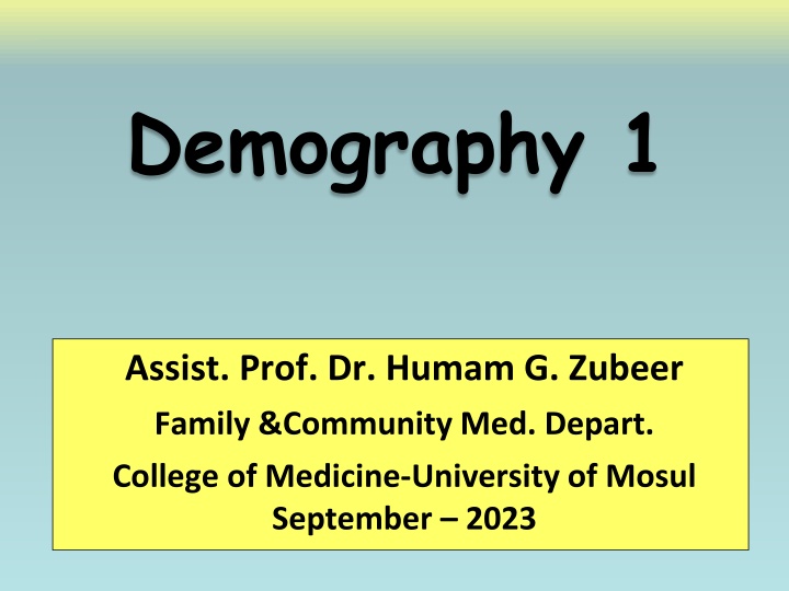 demography 1