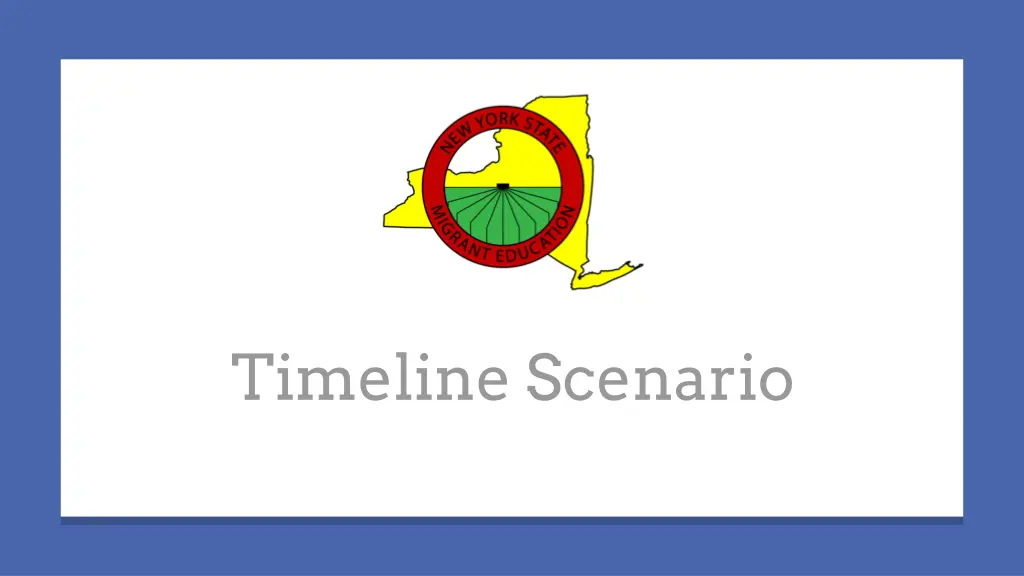 timeline scenario