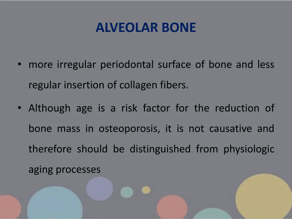 alveolar bone