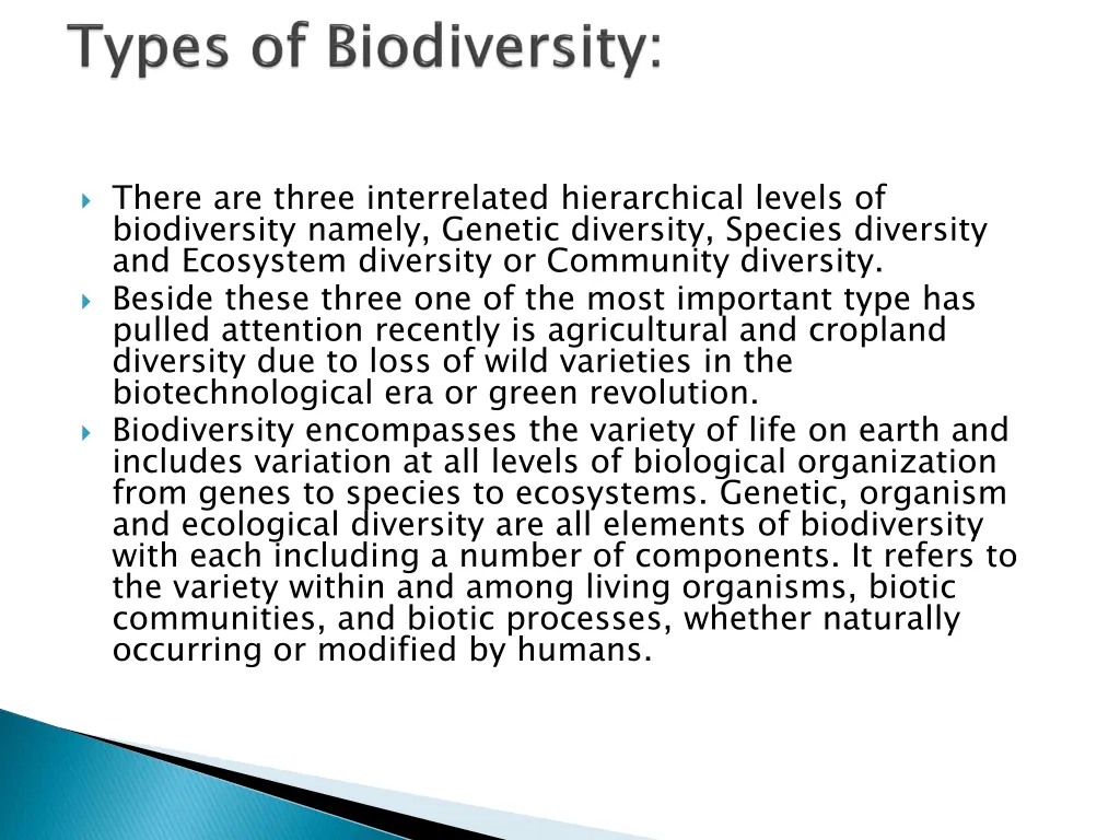there are three interrelated hierarchical levels