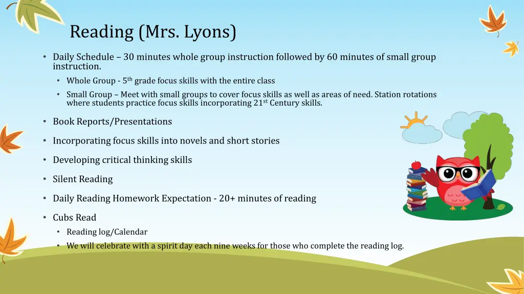 reading mrs lyons
