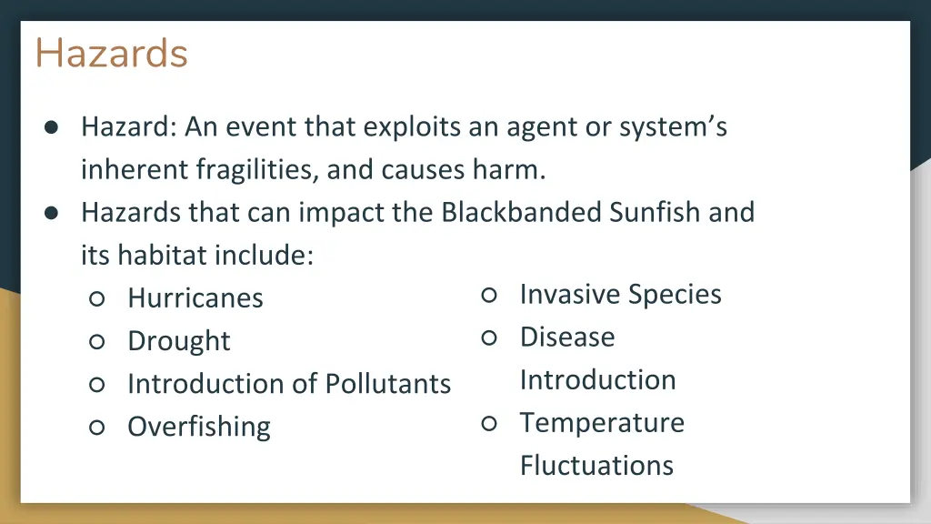hazards