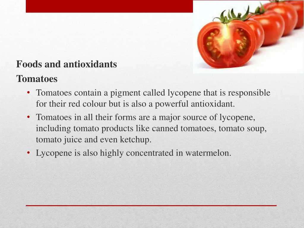 foods and antioxidants tomatoes tomatoes contain