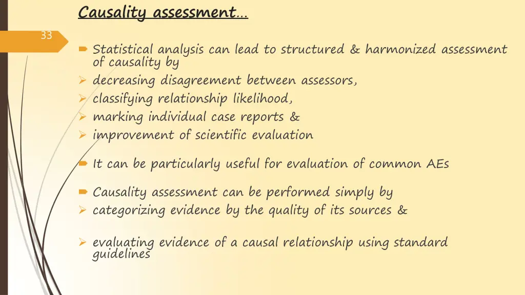 causality assessment 1