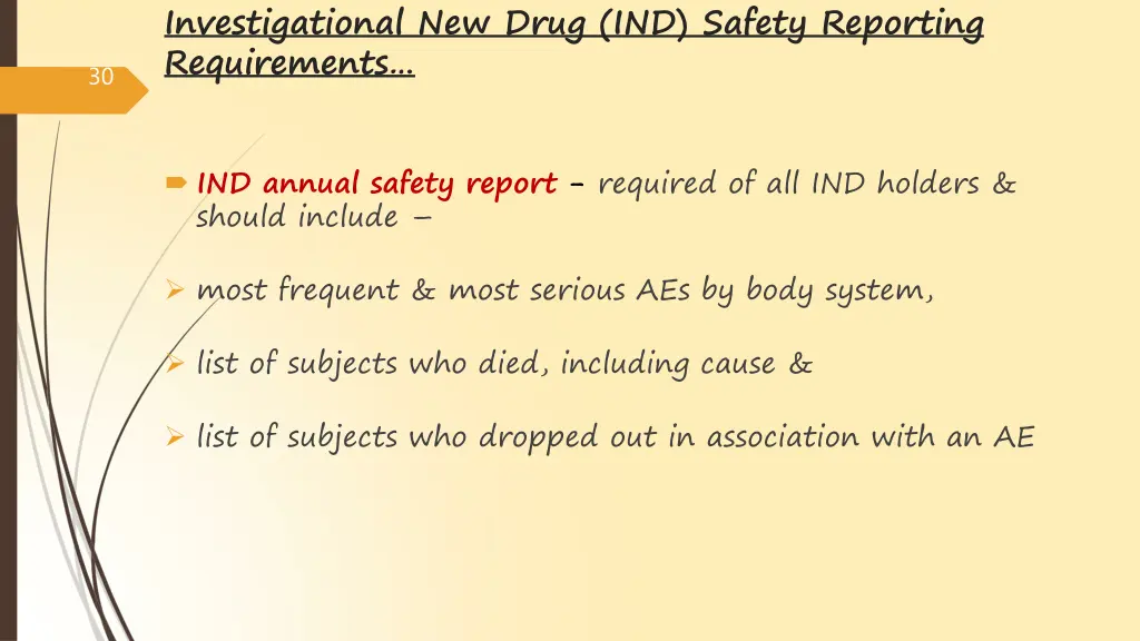 investigational new drug ind safety reporting 2