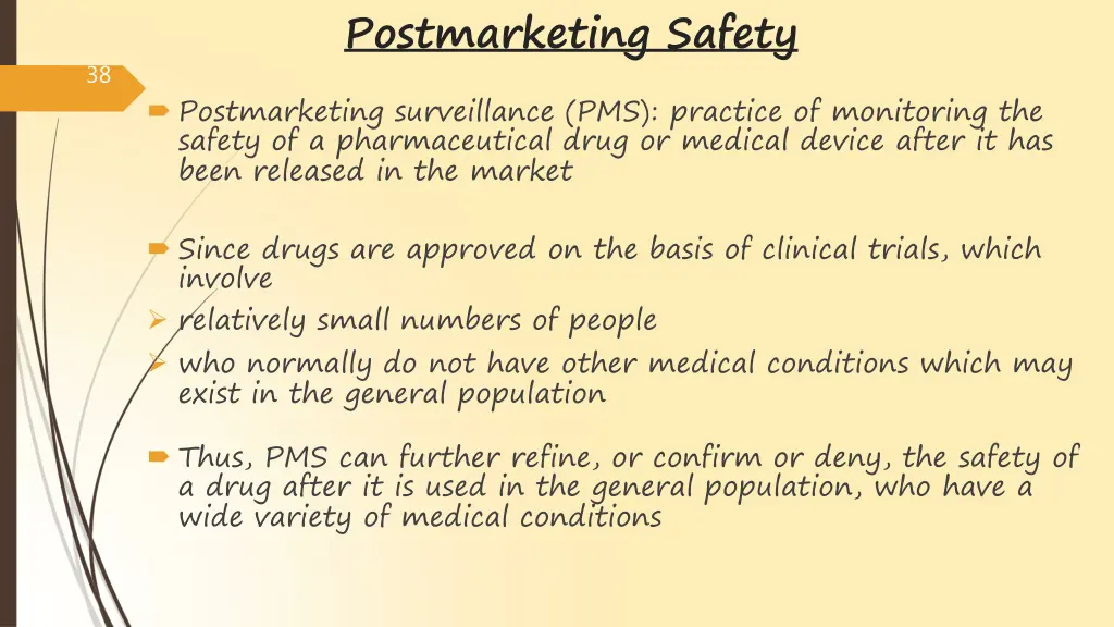 postmarketing safety