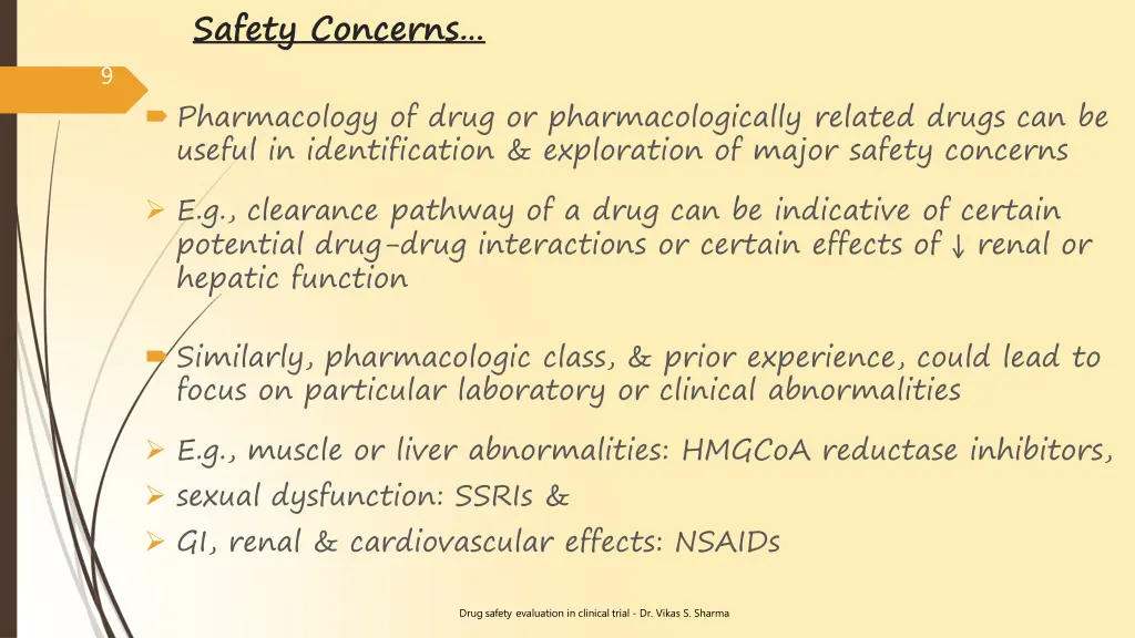 safety concerns 1