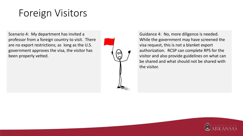 foreign visitors