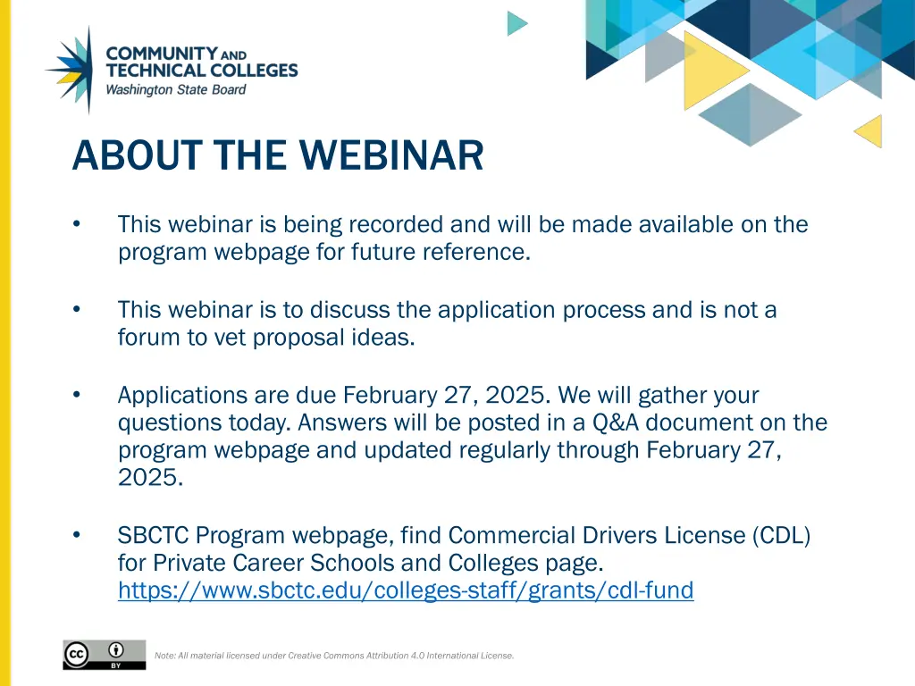 about the webinar