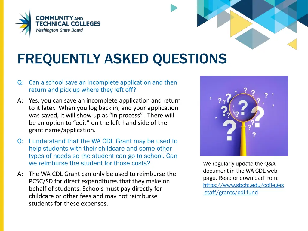 frequently asked questions