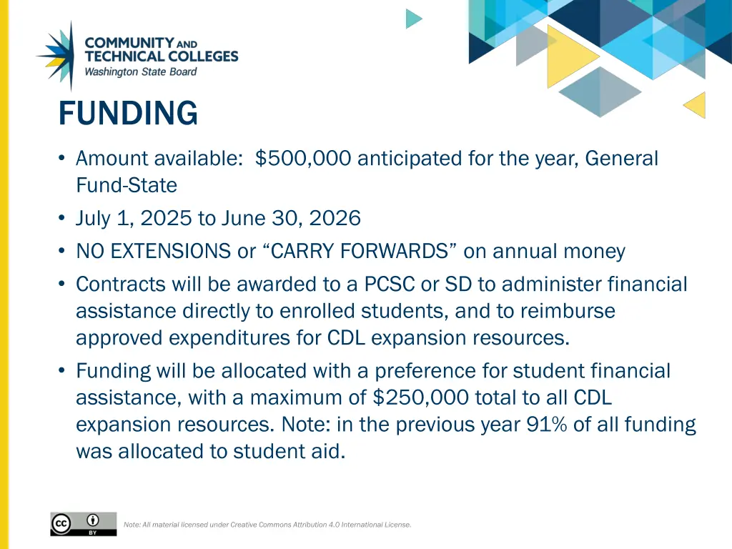 funding