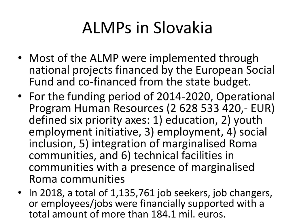 almps in slovakia