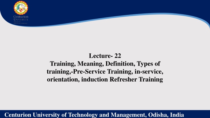 lecture 22