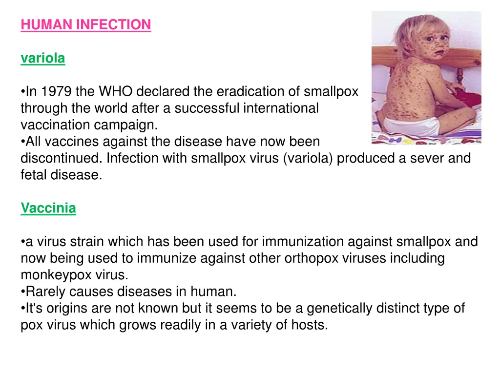 human infection