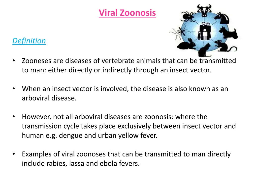 viral zoonosis