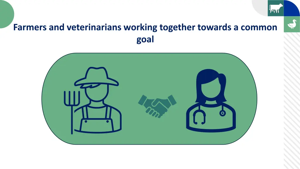 farmers and veterinarians working together