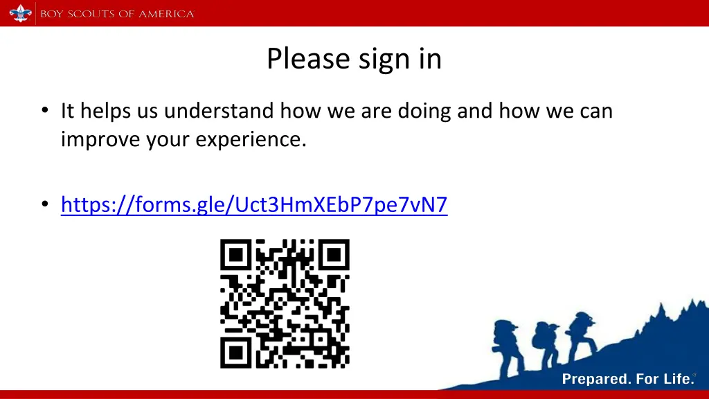please sign in