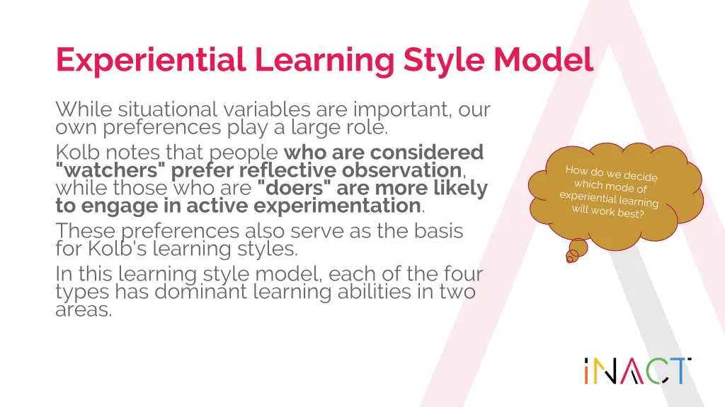 experiential learning style model