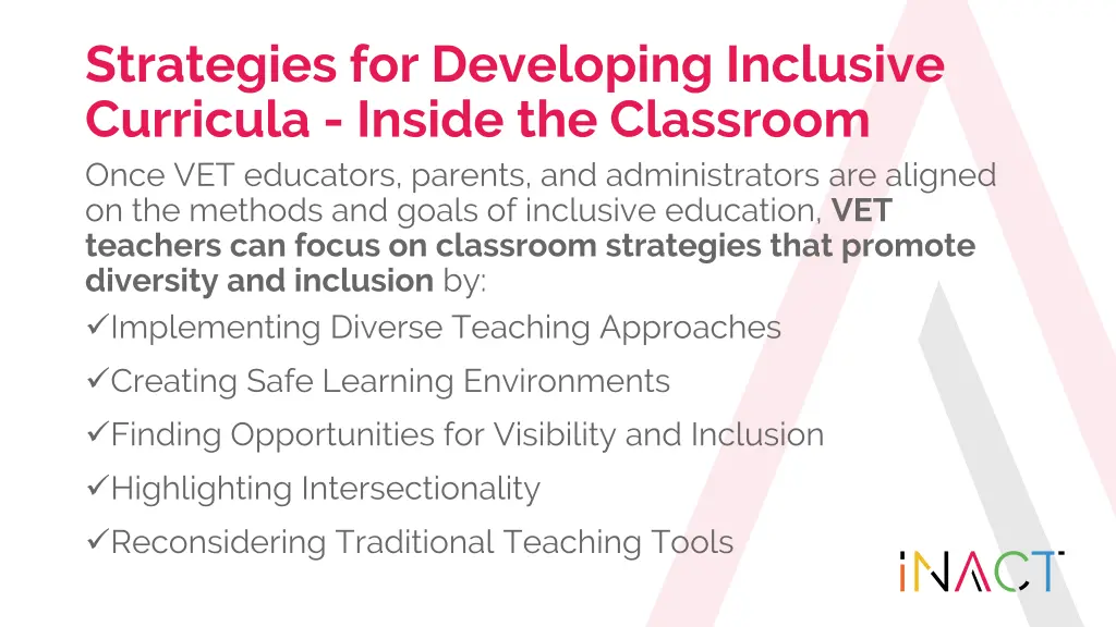 strategies for developing inclusive curricula 4