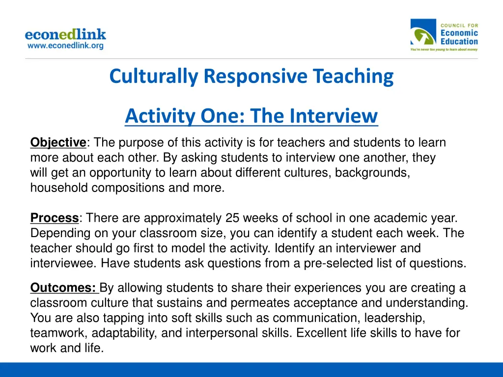 culturally responsive teaching