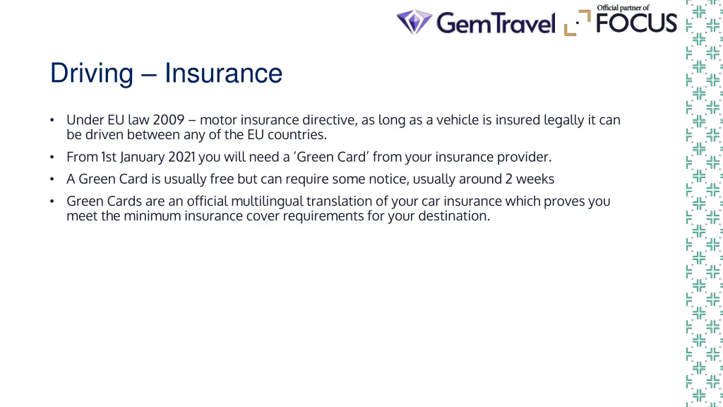 driving insurance