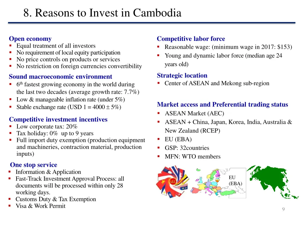 8 reasons to invest in cambodia