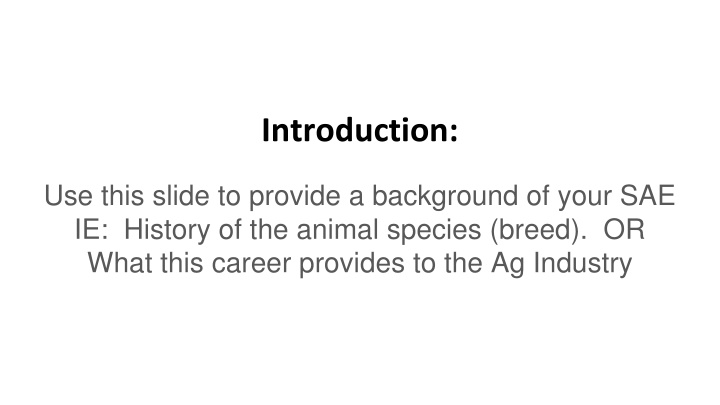 introduction