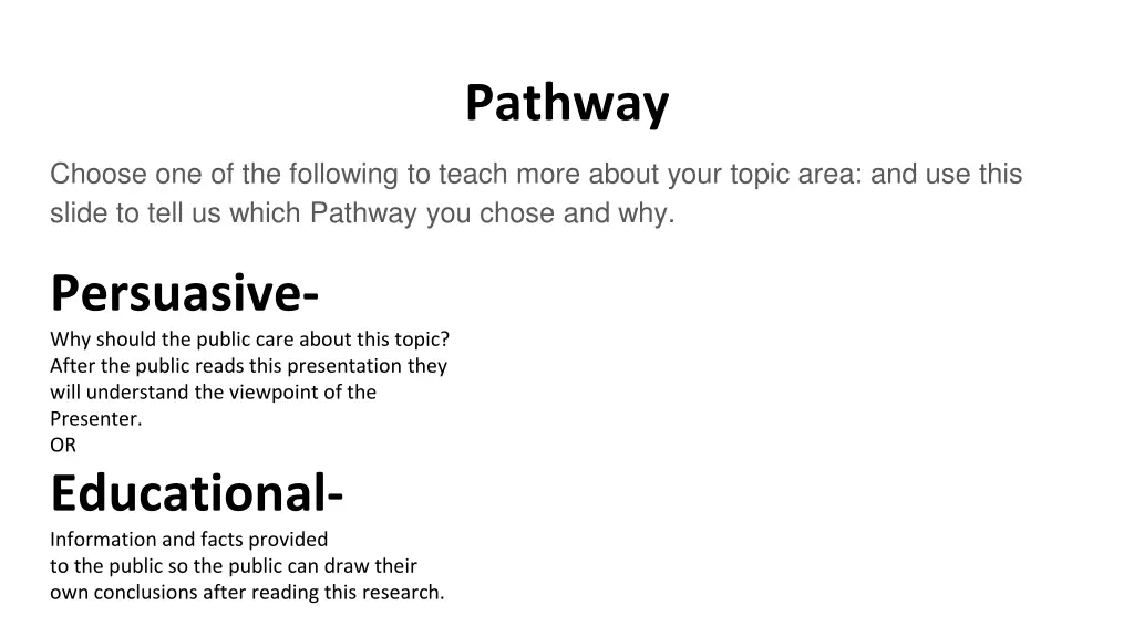 pathway