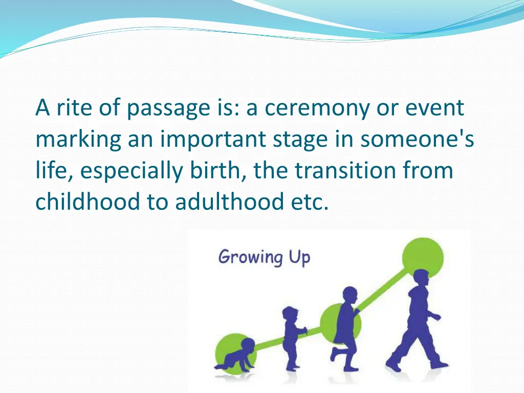 a rite of passage is a ceremony or event marking