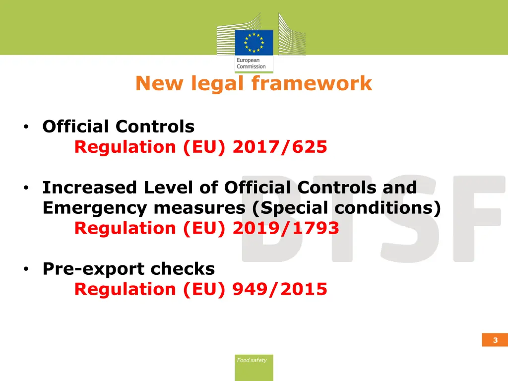 new legal framework